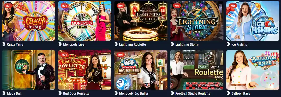 playbaze casino live game shows